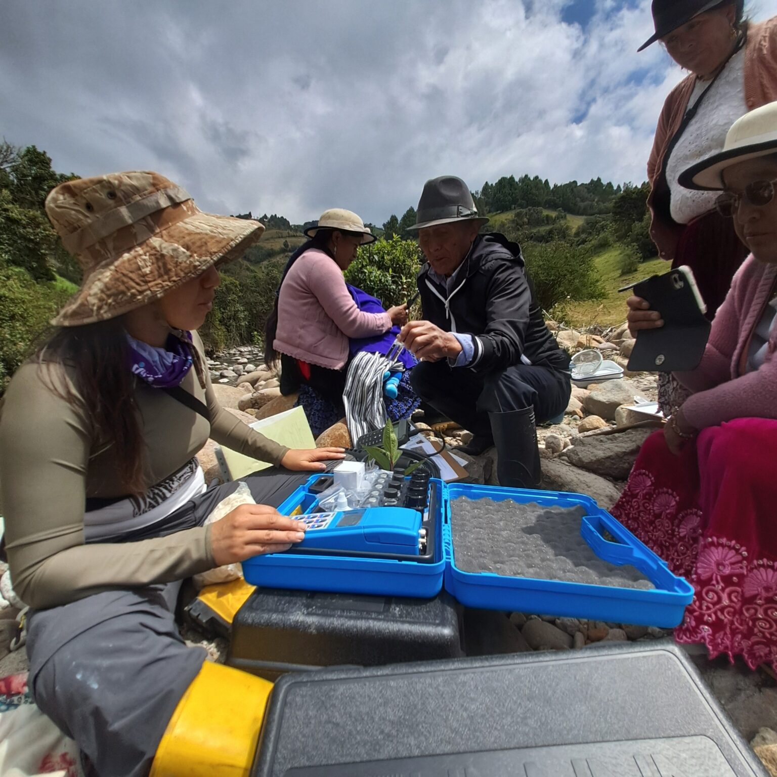 MONITOREO Y REVISION DE LA CALIDAD DE AGUA EN EL RIO GUALLICANGA